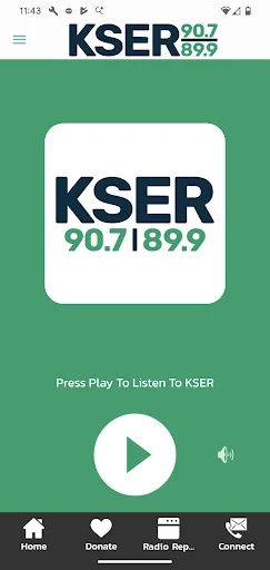 KSER - Community Public Radio Android app screenshot 1