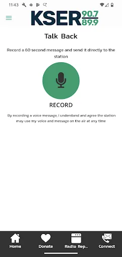 KSER - Community Public Radio Android app screenshot 3
