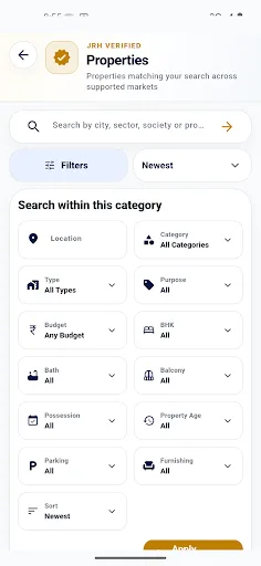 JRH India Android app screenshot 2