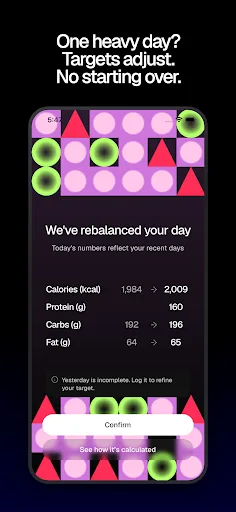 Rebalance: Calorie Tracker Android app screenshot 2