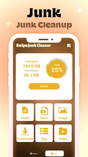 Swipe junk Cleaner Android app screenshot 2