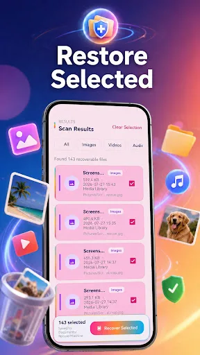 Junk File Rescue Android app screenshot 3