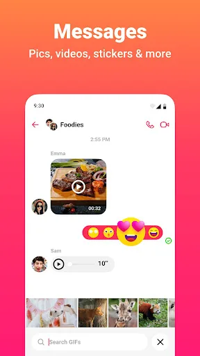 JusTalk - Video Chat & Calls Android app screenshot 2