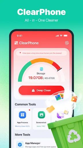 ClearPhone Android app screenshot 1