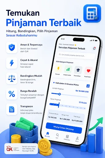 Kalkulator Pinjaman Online Android app screenshot 1