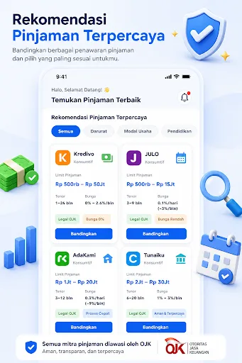 Kalkulator Pinjaman Online Android app screenshot 3