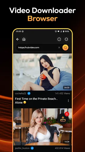 Fast Video Downloader Browser Android app screenshot 1