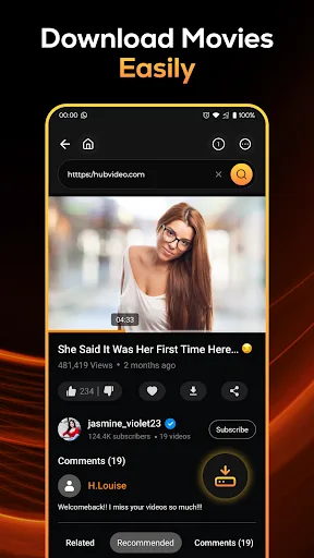 Fast Video Downloader Browser Android app screenshot 3