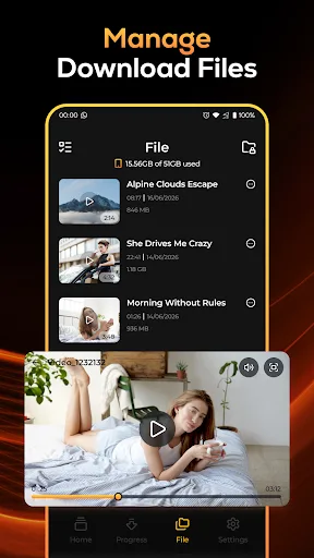 Fast Video Downloader Browser Android app screenshot 5
