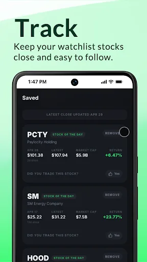 FirstBell: Stock of the Day Android app screenshot 5