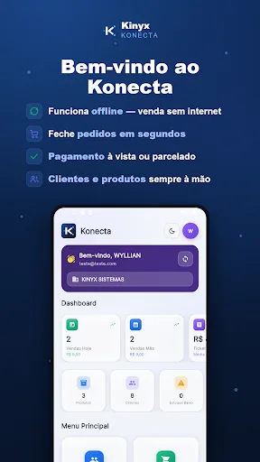 Kinyx Konecta Android app screenshot 1