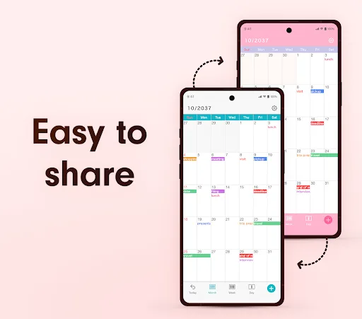 Simple Calendar - easy planner Android app screenshot 2