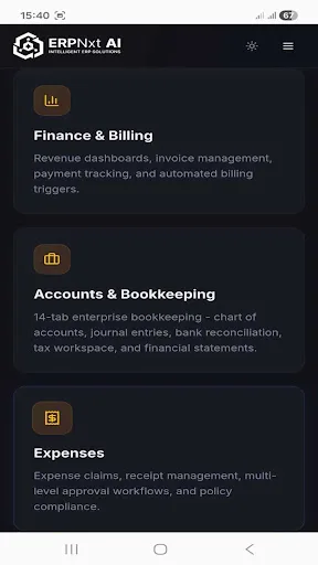 ERPNxt Android app screenshot 3