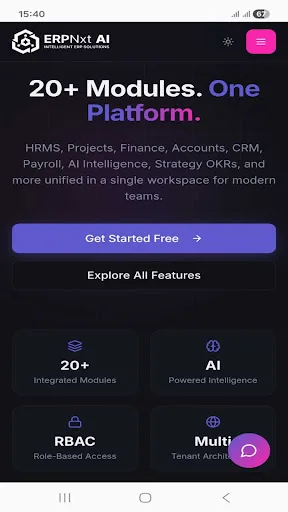 ERPNxt Android app screenshot 4