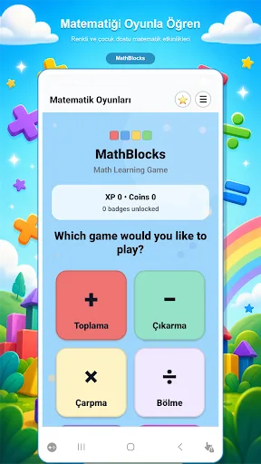 MathBlocks: Kids Number Games Android app screenshot 1