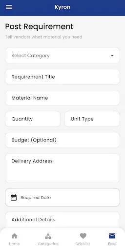 Kyron Android app screenshot 1