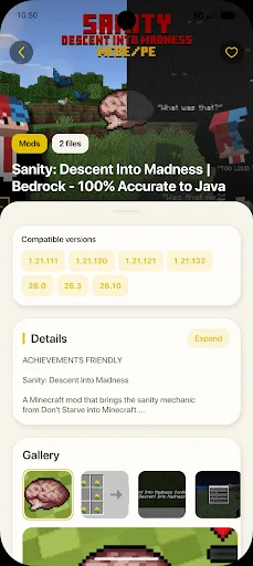 Verity Mod for Minecraft PE Android app screenshot 5