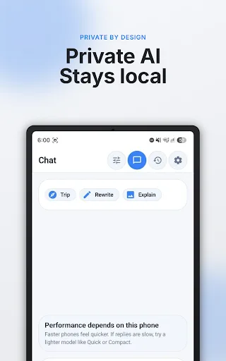 Offline AI Chat Private Android app screenshot 6