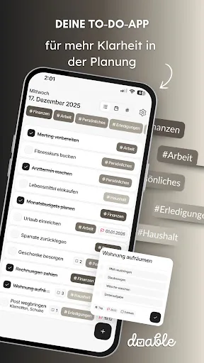 Todo Liste App - Doable Android app screenshot 1