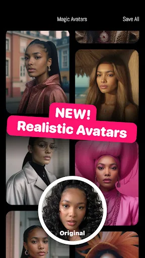 Lensa: photo editor & AI art Android app screenshot 1
