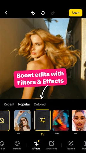 Lensa: photo editor & AI art Android app screenshot 4