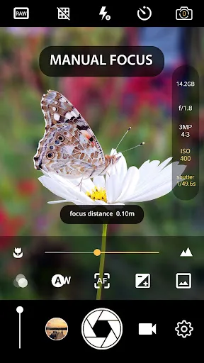 Manual Camera: DSLR Camera Pro Android app screenshot 2