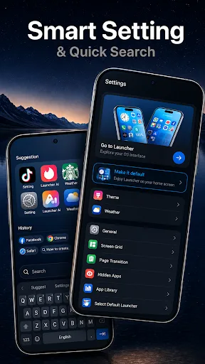 Liquid OS 27: Smart Launcher Android app screenshot 5