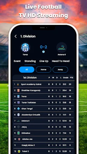 Live Football TV HD Streaming Android app screenshot 4