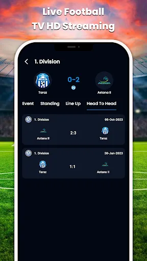 Live Football TV HD Streaming Android app screenshot 5