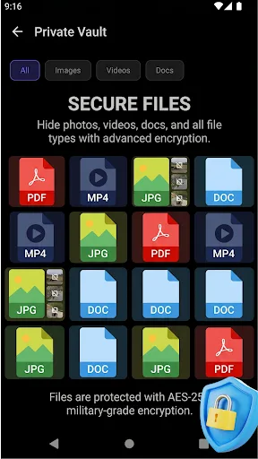 Lockzen: App Lock & Vault Android app screenshot 3
