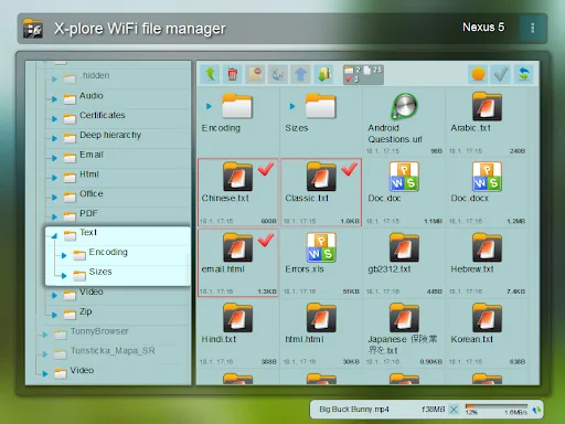 X-plore File Manager Android app screenshot 2