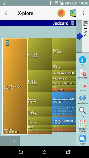 X-plore File Manager Android app screenshot 4
