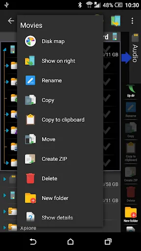 X-plore File Manager Android app screenshot 5