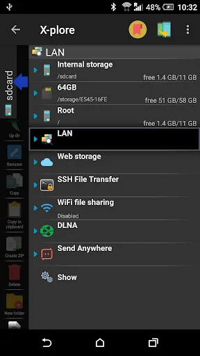 X-plore File Manager Android app screenshot 6