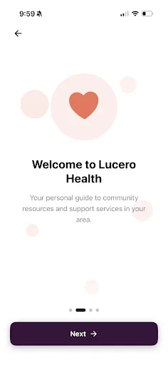 Lucero Health Android app screenshot 1