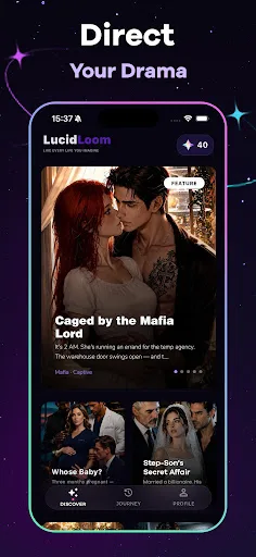 LucidLoom: Immersive Stories Android app screenshot 1