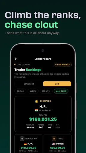Lucid Trading Android app screenshot 3
