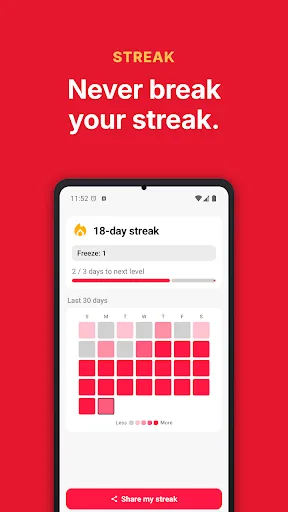 Squat Challenge: Counter Android app screenshot 3
