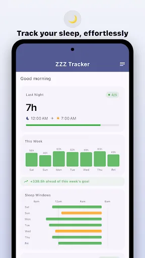 ZZZ Tracker Android app screenshot 1