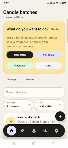Candle Calculator Android app screenshot 1