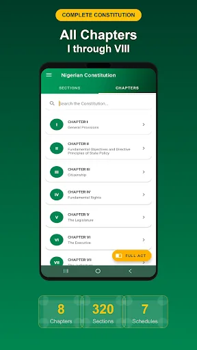Nigerian Constitution 1999 Android app screenshot 3