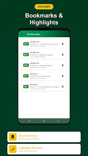 Nigerian Constitution 1999 Android app screenshot 5