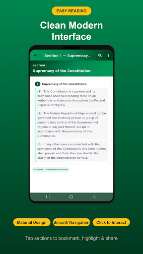 Nigerian Constitution 1999 Android app screenshot 6