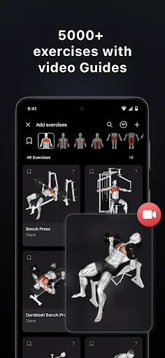 Lyfta: Gym Log Workout Tracker Android app screenshot 5