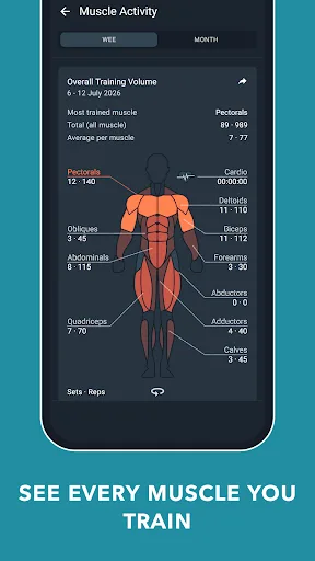 Blast: Gym Log Workout Tracker Android app screenshot 2