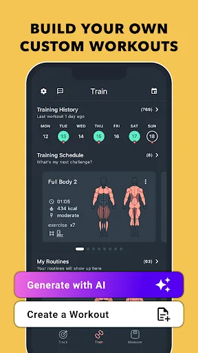 Blast: Gym Log Workout Tracker Android app screenshot 3