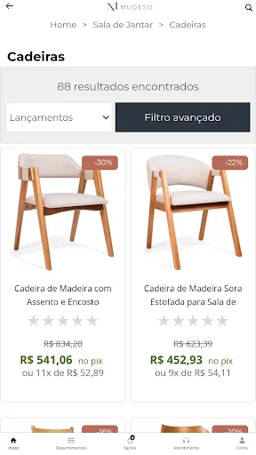 Mudeso Móveis Android app screenshot 2