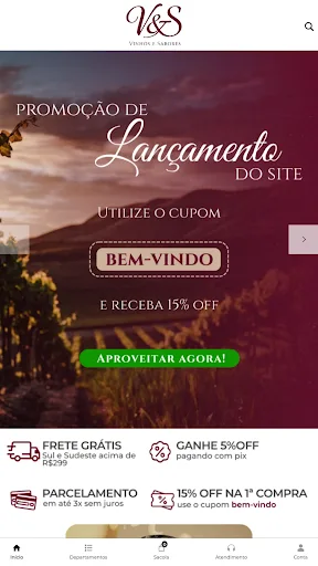 Vinhos e Sabores Android app screenshot 5
