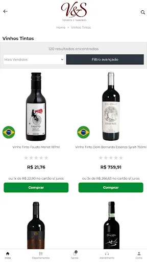 Vinhos e Sabores Android app screenshot 6