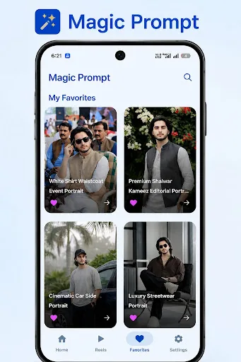 Magic Prompt: Al photo Editing Android app screenshot 1